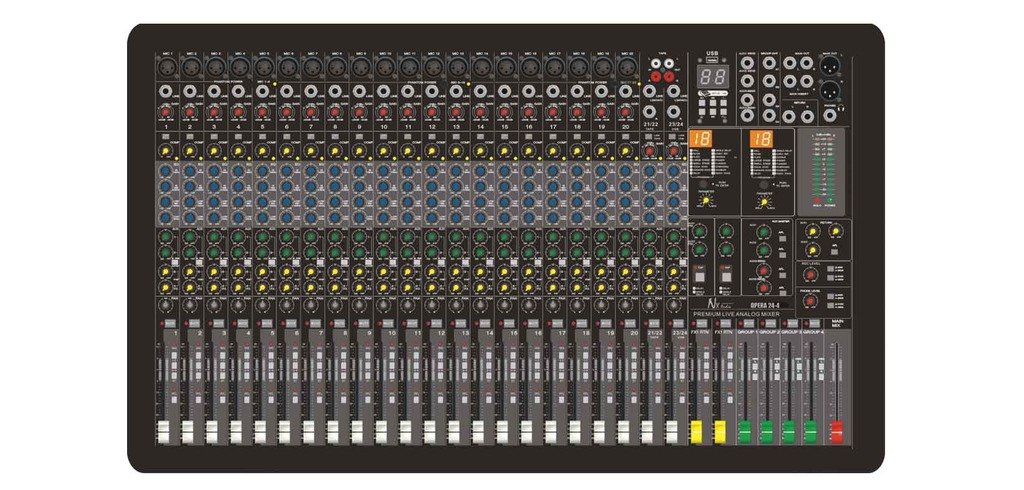 nx audio 4 channel mixer