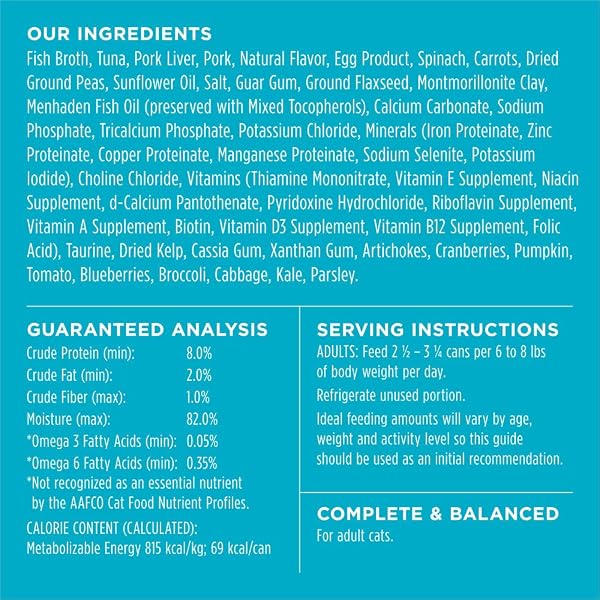 INSTINCT FLAKED ENTRÉE WET CANNED CAT FOOD – TUNA, 3 OUNCE (PACK OF 24)