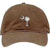 Go All Out Adult South Carolina Flag Embroidered Deluxe Dad Hat