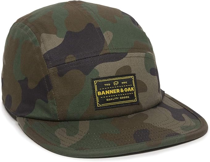Trailhead Woven Label Patch Camper Style Hat Adjustable Baseball