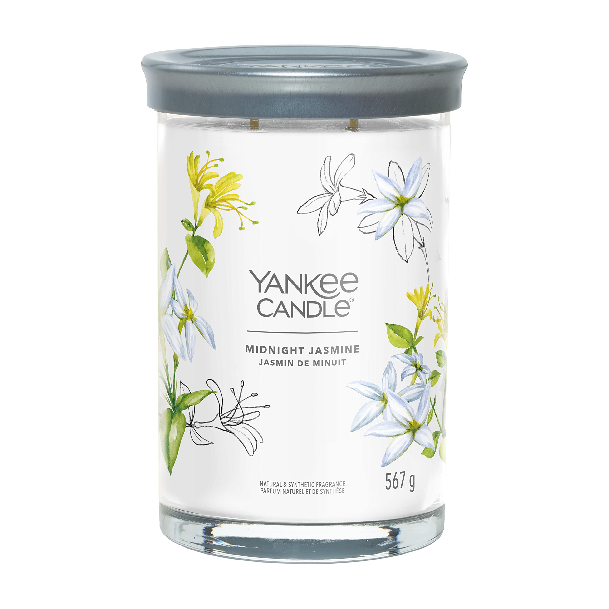 Yankee Candle Signature Scented Candle | Midnight Jasmine Large Tumbler Candle with Double Wicks | Soy Wax Blend Long Burning Candle | Perfect Gifts for Women