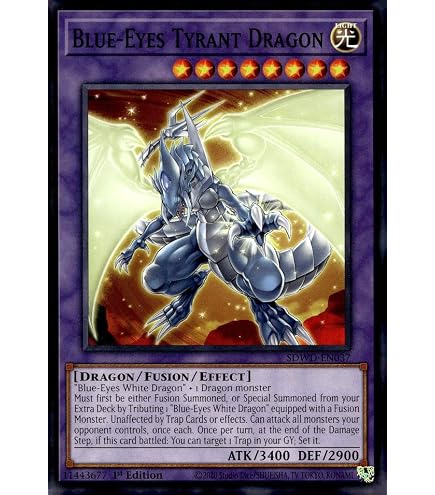 Amazon.com: Blue-Eyes Tyrant Dragon - SDWD-EN037 - Common - 1st