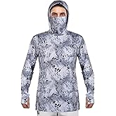KastKing Men's Hoodie Shirt UPF 50 Long Sleeve Fishing Shirt UV Protection Shirt
