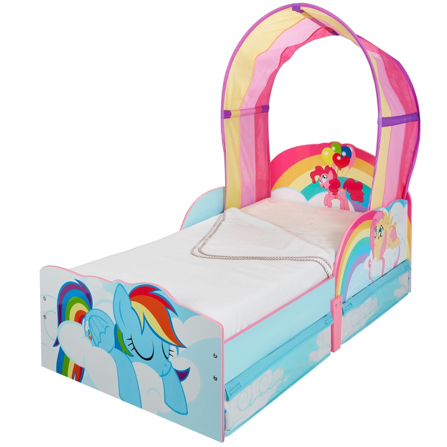 Hello Home Cama Infantil My Little Pony Con Dosel Madera ...