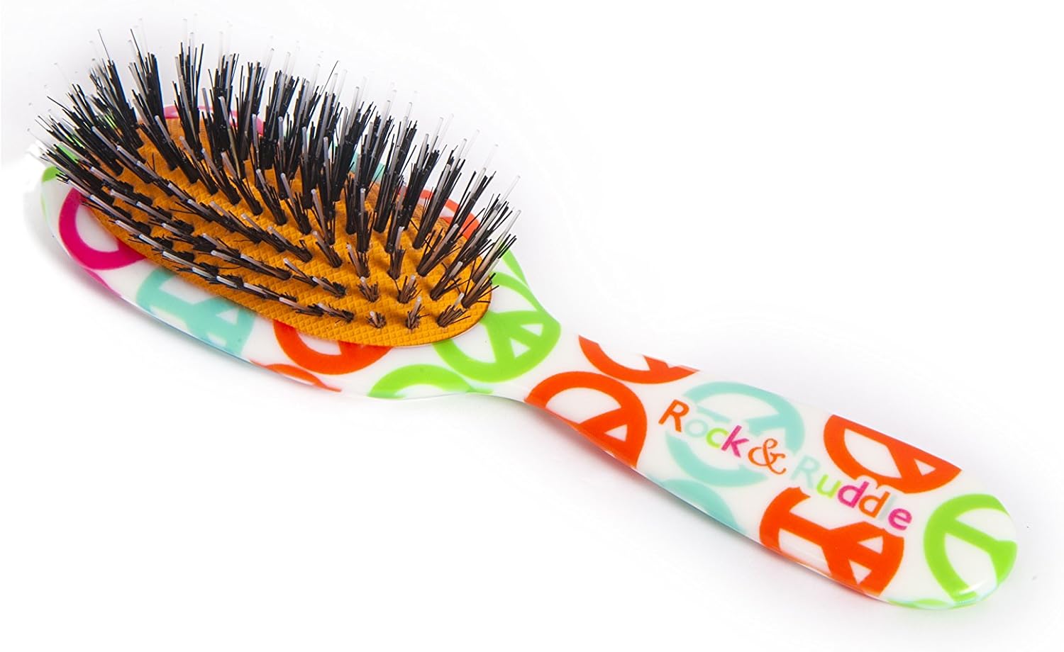 Rock & Ruddle Natural Mixed Bristle Hair Brush for Women Kids (Small/Travel Size, 17.5cm) - Image 3