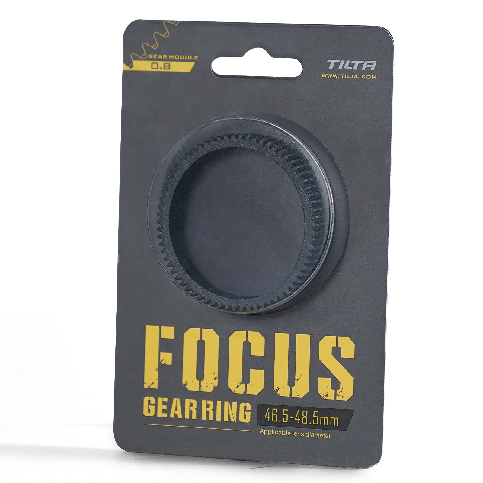 Tilta Seamless Focus Gear Ring for 46.5-48.5mm Lens 360° Seamless Rotation Silent for Tilta Mini Follow Focus Nucleus Nano DSLR 0.8 Mod Standard Gear Camera Lens Accessories TA-FGR-4648
