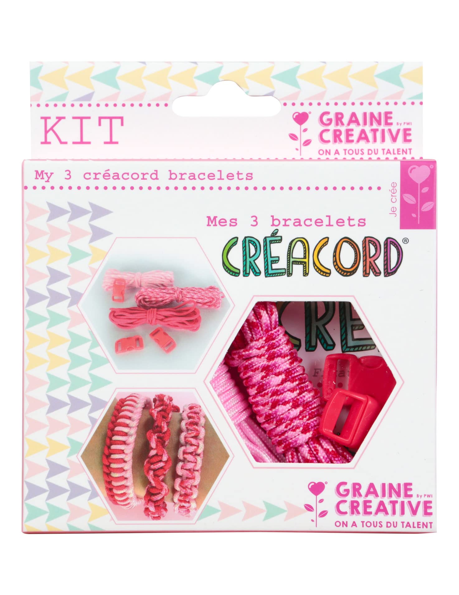 Graine Créative 791022 Bracelet Kit, Pink