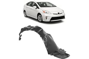 ALMULOO Front Fender Liner Passenger Side Compatible with 2010-2015 Toyota Prius Replacement for TO1249158 5387547030 W/O Insulation Foam Wheel Liner Splash Shields Guard Inner Panel