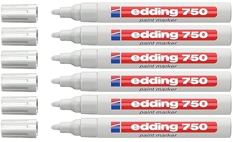 Lackmalstift Creative weiß EDDING 750 (6er Pack)