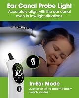 OxiPro TH2 Thermometer German Sensor In-Ear Forehead Non-Touch Baby Adult Modes view 4