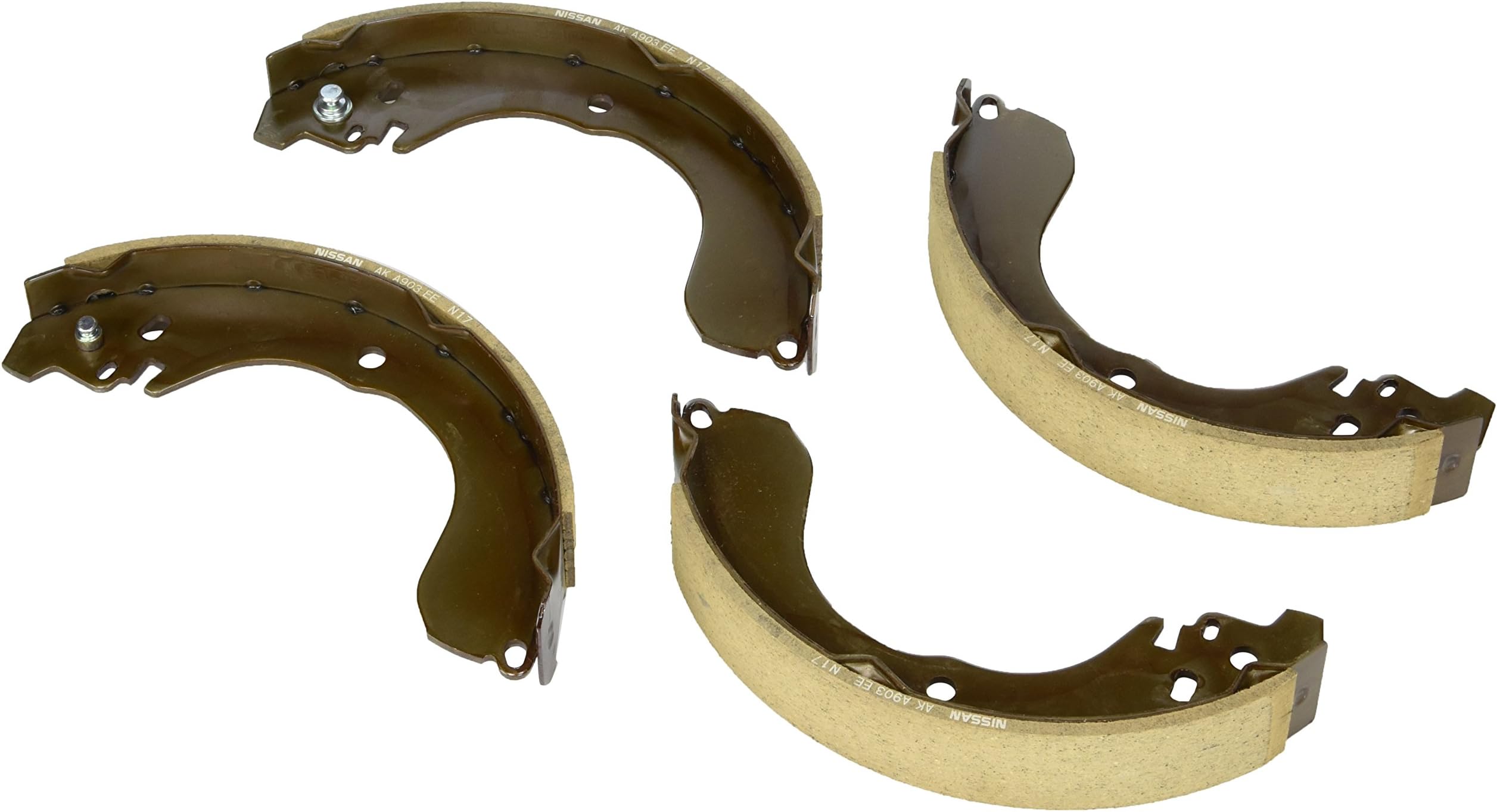 Nissan Genuine (D4060-ZW80A) Brake Shoe Set, Silver