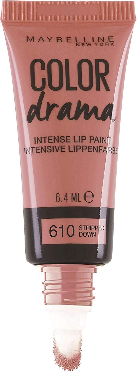 Maybelline Color Drama Intense Lip Paint Stripped Down 610, 6.4 ml (Pack of 1) - Image 3