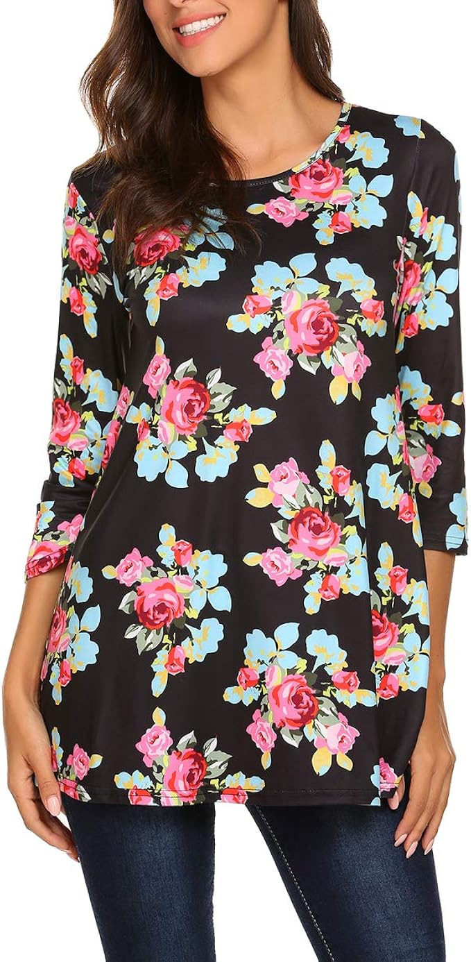 Dressy floral tops Clearance