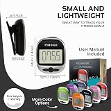 Pingko Walking Pedometer Steps Distance Calories Fitness Tracker view 6