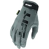 LIFT Safety Option Work Gloves | Durable Synthetic Leather Palm | Breathable 2-Way Stretch Back | Reinforced High-Wear Zones | Grey | Small