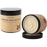 Bellimo Raw Shea Butter, Unrefined African Shea Butter, Face & Body Care Moisturizer for Homemade Soap, Creams, and Lip Products with Premium Packaging, 16 oz Bottle (Can - 16 Oz)