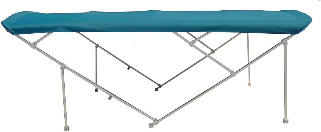 Amazon Com Northstar Pontoon Bimini Top 12 Long Sunbrella Turquoise Sports Outdoors
