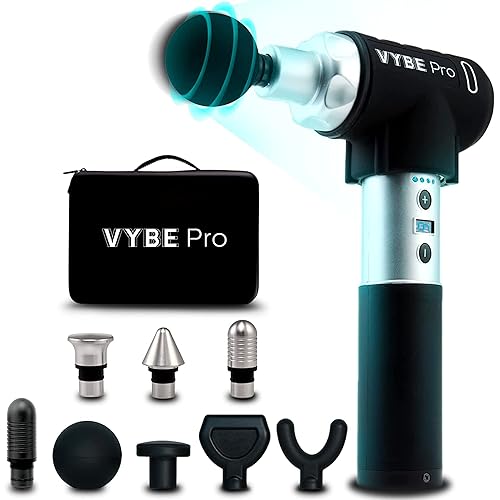 Exerscribe Vybe Pro Muscle Massage Gun for Athletes Speeds,