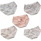 SINMIUANIME Women's Cotton Underwear Medium Waist Briefs Cosplay Anime Print Soft Breathable Japanese Lingerie Panties 5 Pack