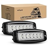 Nilight LED Pods Flush Mount 2Pcs 18W 7.3Inch Spot
