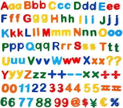 fridge alphabet magnets