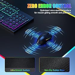 Mouse Pad with Phone Holder, Wireless Charging Desk