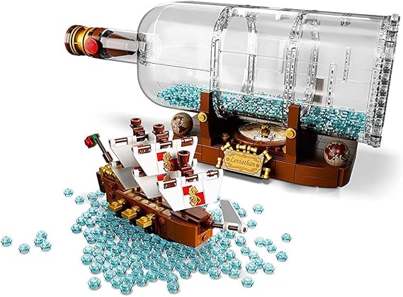 lego ideas boat in a bottle