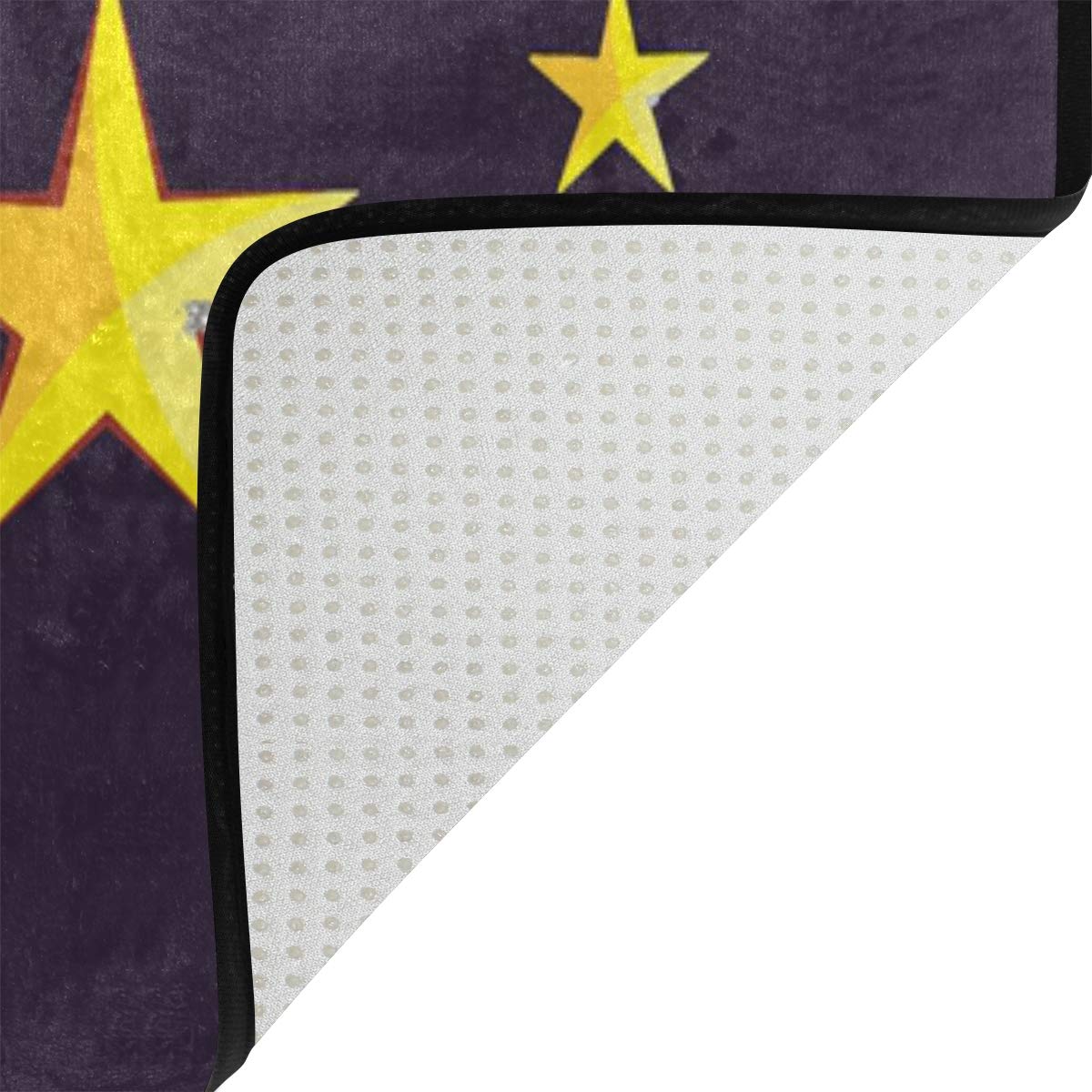 moon and stars nursery rug