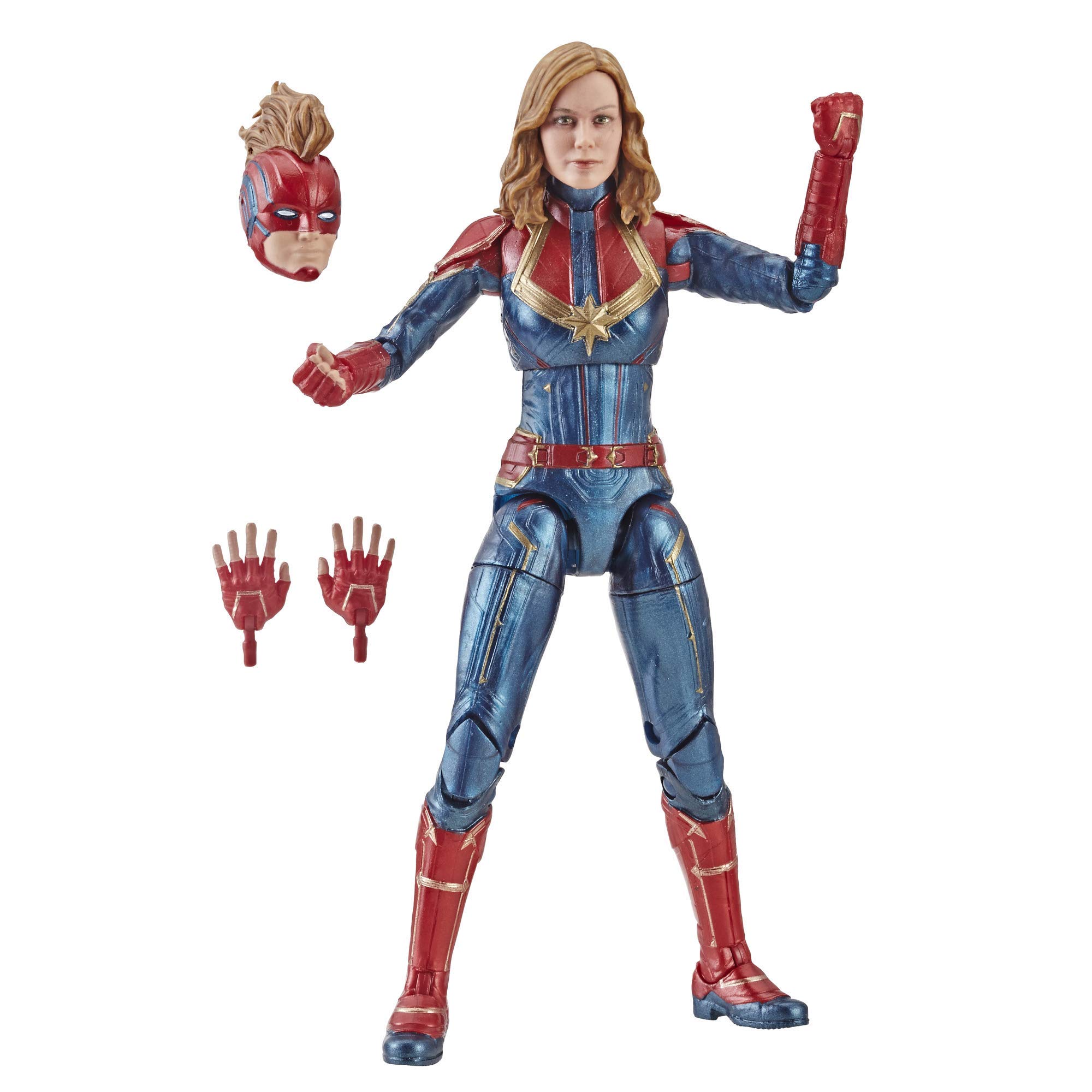 Marvel Captain 6-inch Legends Captain in Costume Figure for Collectors, Kids, and Fans
