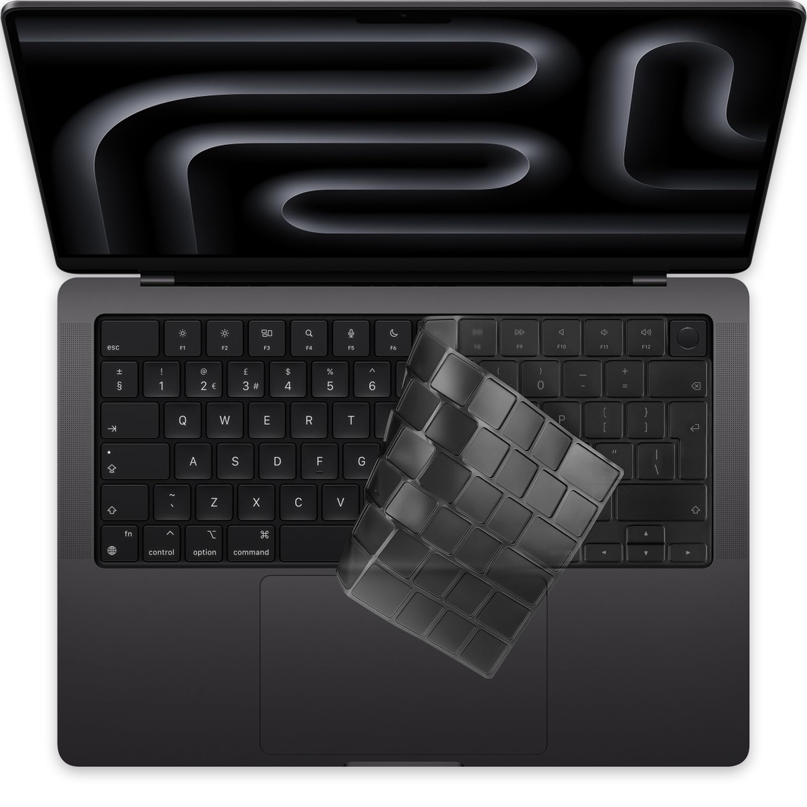 Keyboard Cover for MacBook Pro 14/16 Inch & Air 13.6/15 Inch M4 M3 M2 Pro/Max Chip 2025-2021 Model A3112 A3185 A3403 A3401 A3186 A3240 A3241 Keyboard Protection Accessories