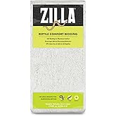 Zilla Reptile Comfort Bedding, Paper Bedding for Snakes, 24.6 Liters | Reptile bedding, low-dust dye-free paper; bright white bedding for bearded dragons, skinks, geckos and burrowing species