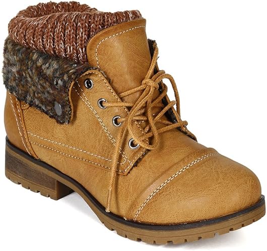 fold down boots with fur