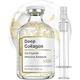AIVNEY Deep Collagen Silk Peptide Intensive Ampoule, Anti-Aging Face Serum for Wrinkles & Firming, Boosts Hydration & Elasticity, Improves Skin Texture, 50ml 1.69 fl.oz