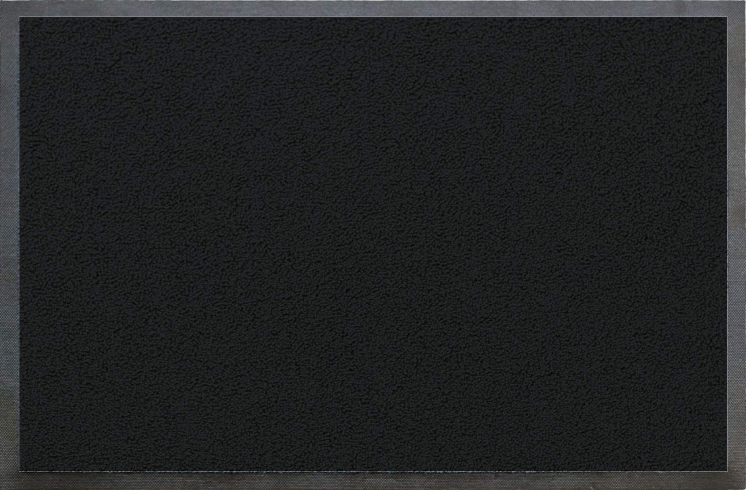 Portifera Access Mono, Raven Black, 3ft x 5ft (85 x 150 cm) Doormat