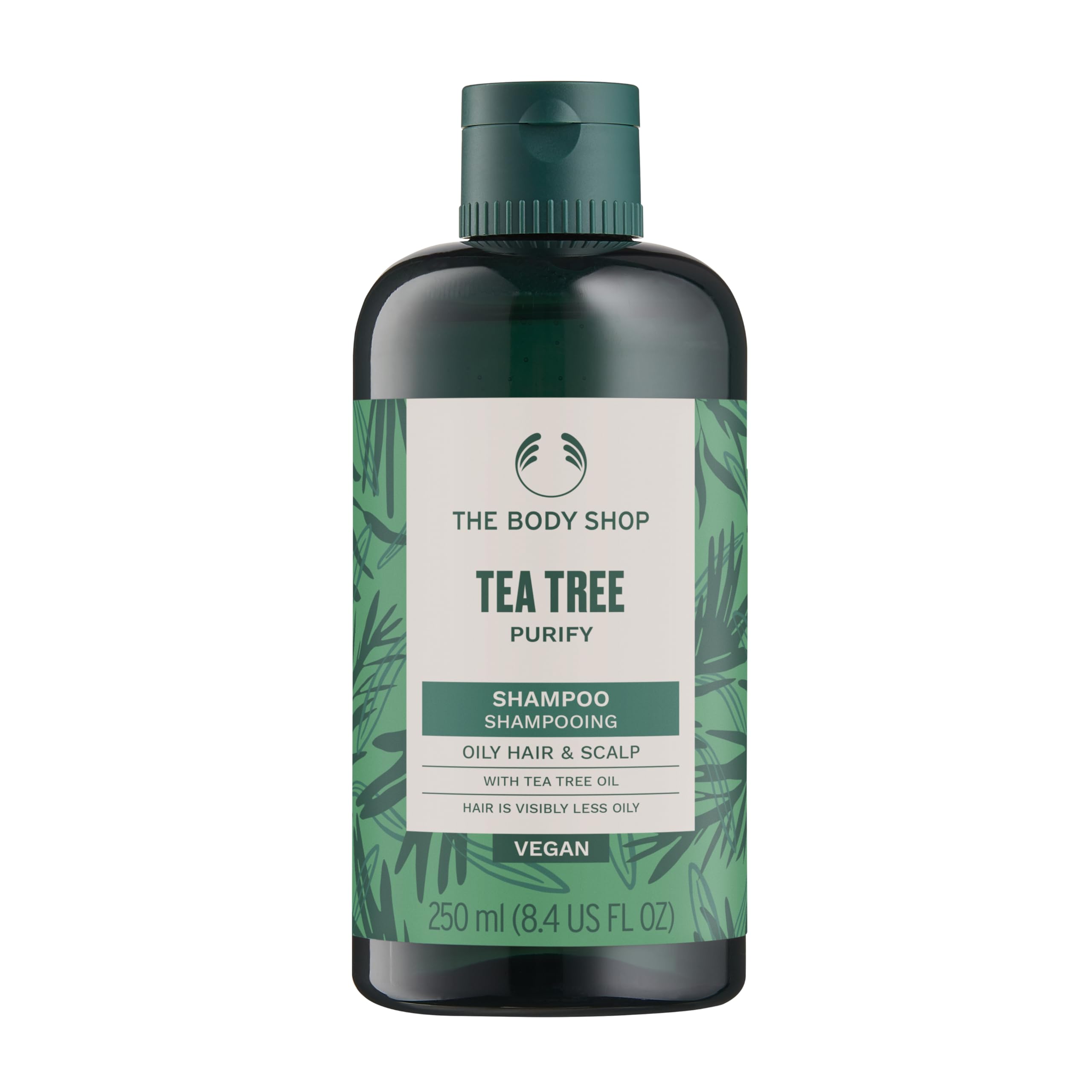 THE BODY SHOP Tea Tree Purifying & Balancing Shampoo FOR OILY HAIR & SCALP, VEGAN SILK PROTEIN