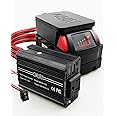 150W Portable Power Supply Inverter Fit for Milwaukee M18 18V Battery, DC 18V to AC 120V Powered Compact Cordless Inverter with Dual USB 5V 3.1A and 200 Lumens LED Light, Battery not Included