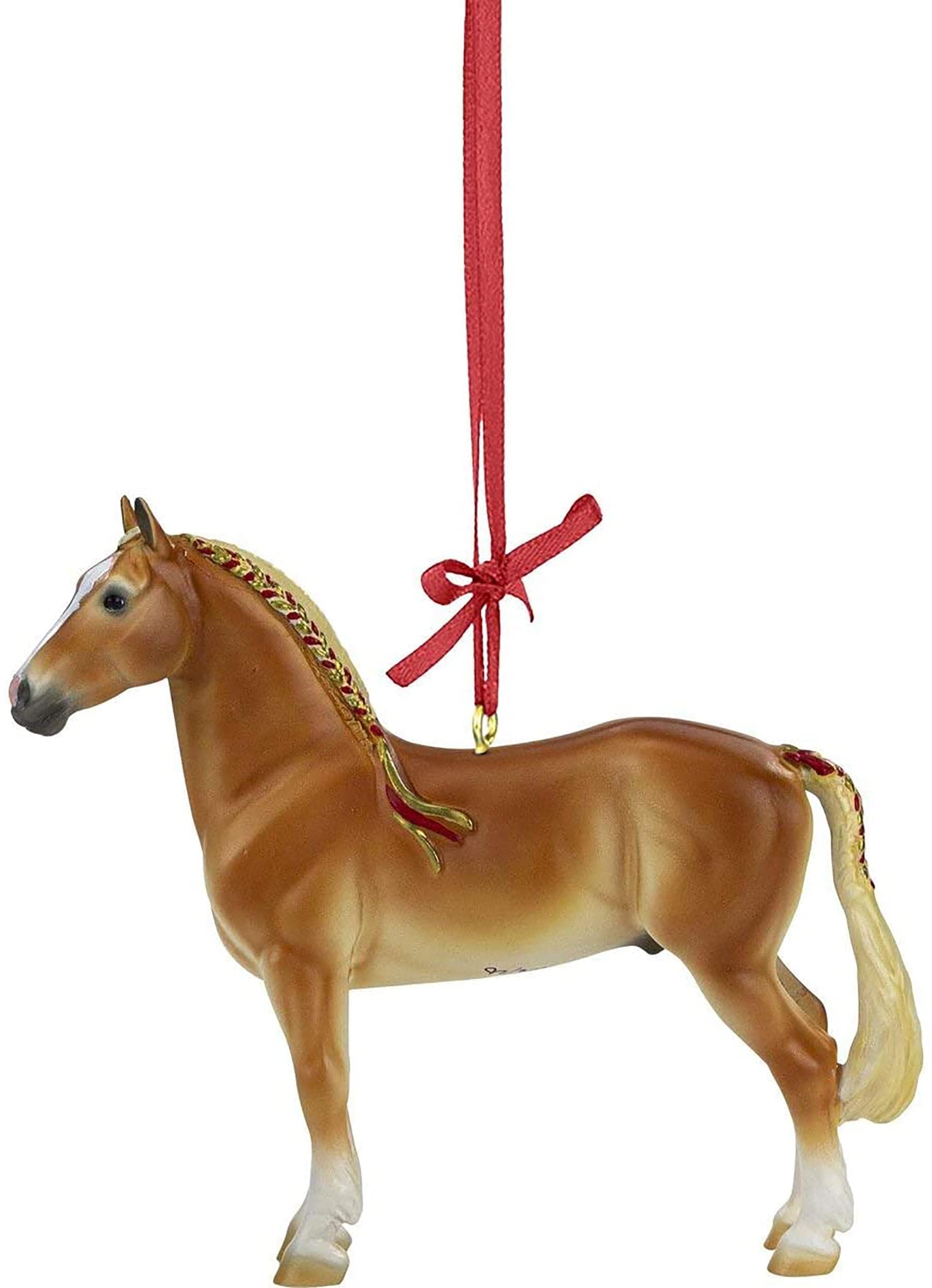 Breyer Horses 2021 Christmas Collection | Beautiful Breeds Ornament - Belgian | Model No.700522,Multicolor — image 1