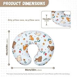 TSVAGA Nursing Pillow for Breastfeeding, Kawaii