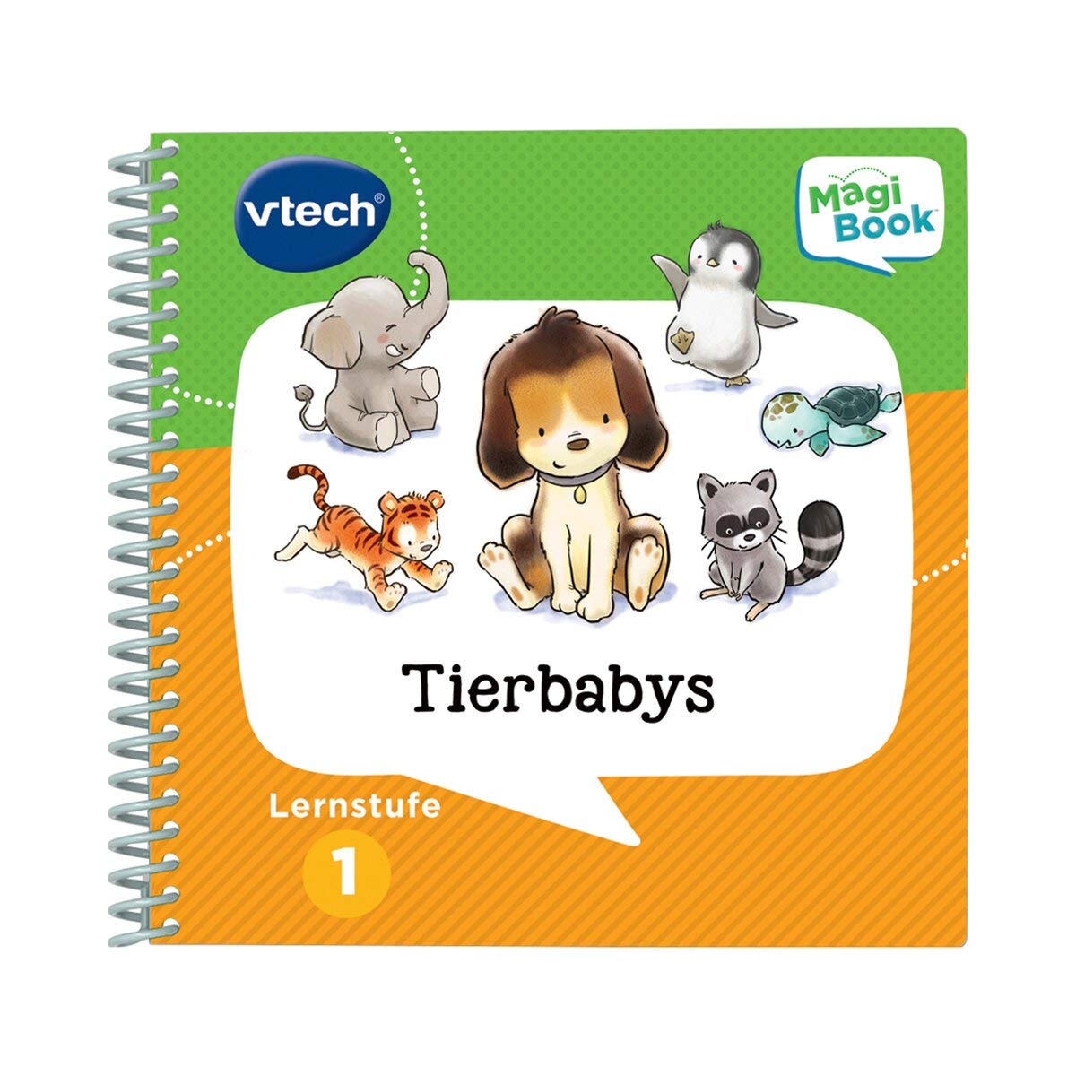Vtech 80-480004 Learning Level 1 - Animal Babies MagiBook Learning Books, Multi-Colour