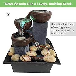 Small Indoor Relaxation Tabletop Fountain and