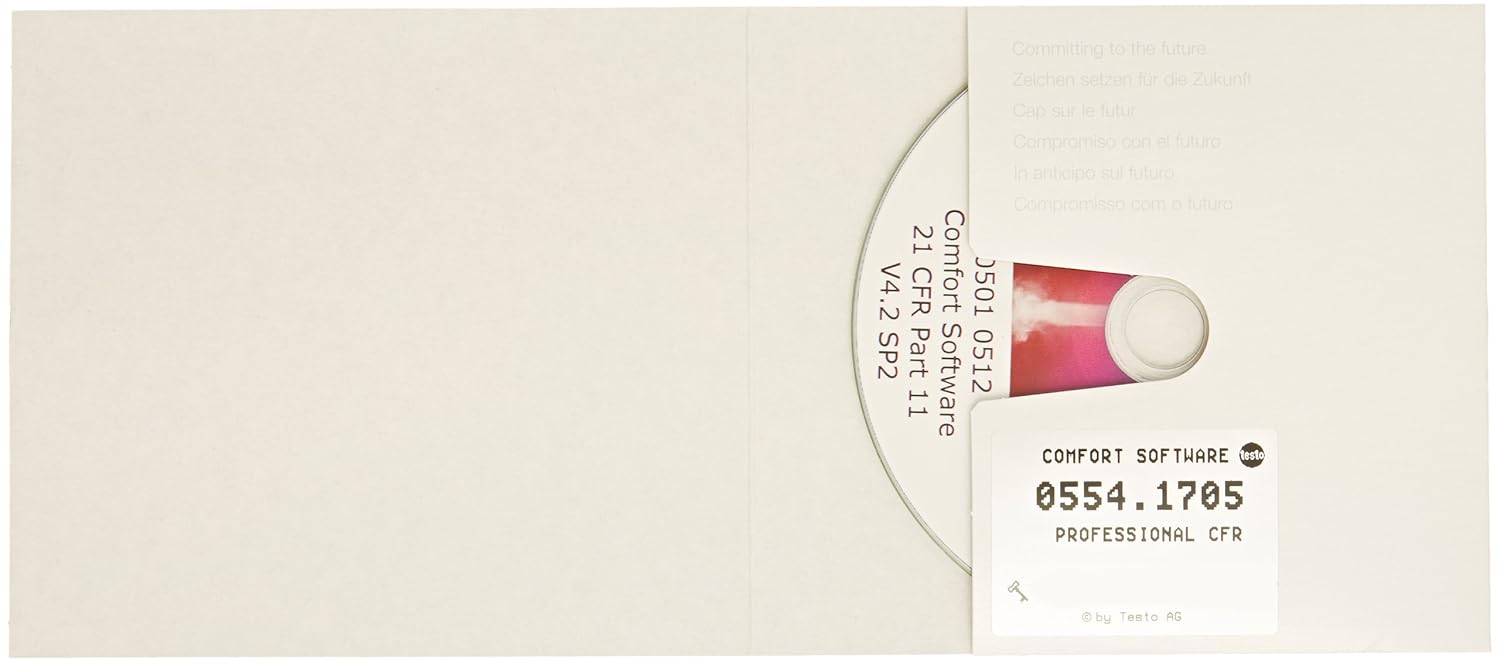 Testo 0554 1705 Comsoft 21cfr11 Software For 175 176 177 Series