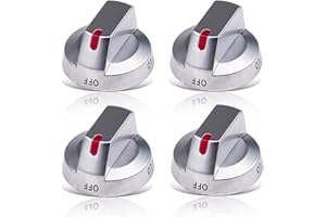 XDDPRO DG94-03500A/Z Stove Knobs Fit for Samsung Knob Replacement Electric Ranges Replacements DG94-03500V DG94-03500W DG94-03500U DG94-03500X Compatible with Samsung Stove Knob Cooktop Replace Part 4 Pcs