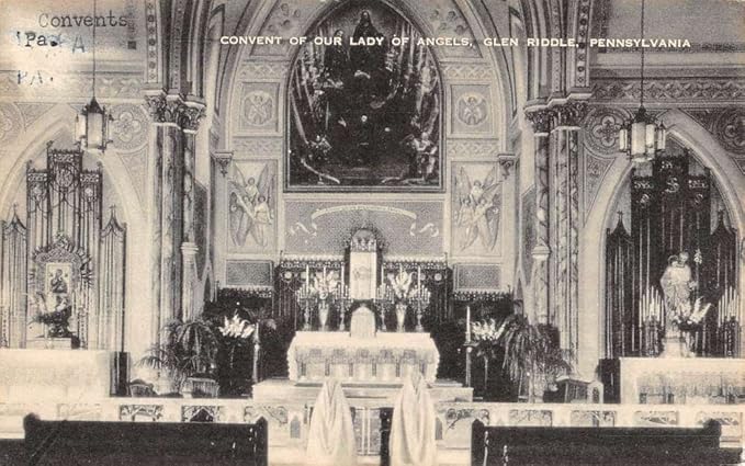 Glen Riddle Pennsylvania Convent Of Our Lady Of Angels Antique Glen Riddle Pennsylvania Convent Of Our Lady Of Angels Antique
