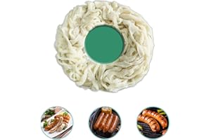 FAIRSKY Edible Natural Sausage Casing, Grade A, Pre-Tubed Sausage Casings for Sausage Making,Breakfast Sausage,Chorizo,knockwurst,Wieners,Frankfuter,and Most Delicious Sausage-12m/39ft, Φ22-24mm