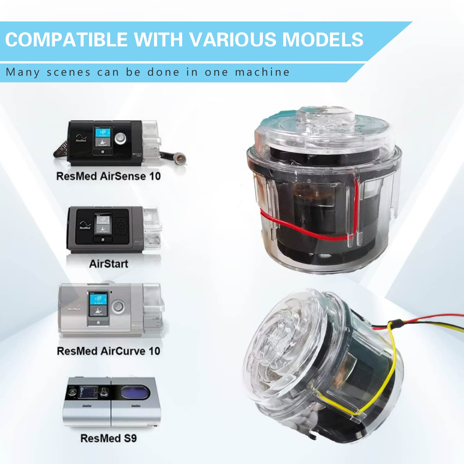 1PC New Motor Replace ResMed S10 S9 Parts ResMed S9 S10 Motor Replacement Repair…