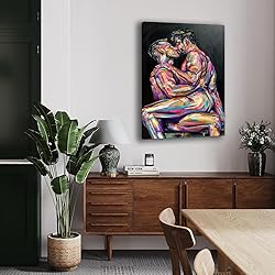 SDFWEFF Abstract Sexy Man Hot Muscle Gay Poster Gay