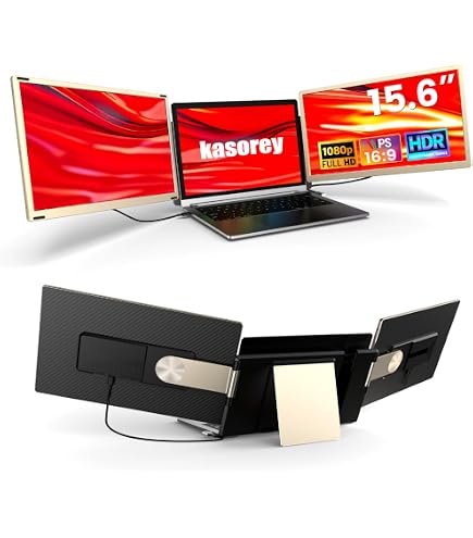 P2 12'' Triple Portable Monitor for Laptop Screen Extender
