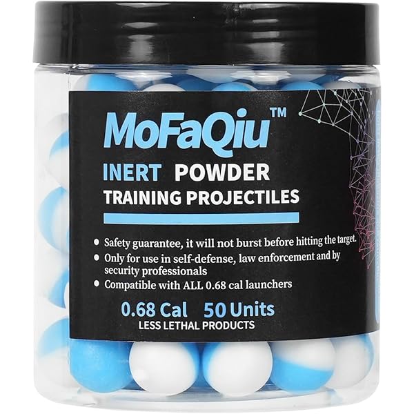 thumbnail image 2 of 100 Count .50 Caliber Inert Training Projectiles - Compatible With Pepper Ball Launchers 2 of 10