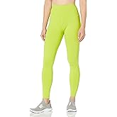 Core 10 Women's Yoga Foldover High Waist Full-Length Legging - 27" Pants, Medium Heather Grey, S (4-6)