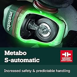 Metabo Angle Grinder 6", 12 AMP Motor, 10,000 RPM